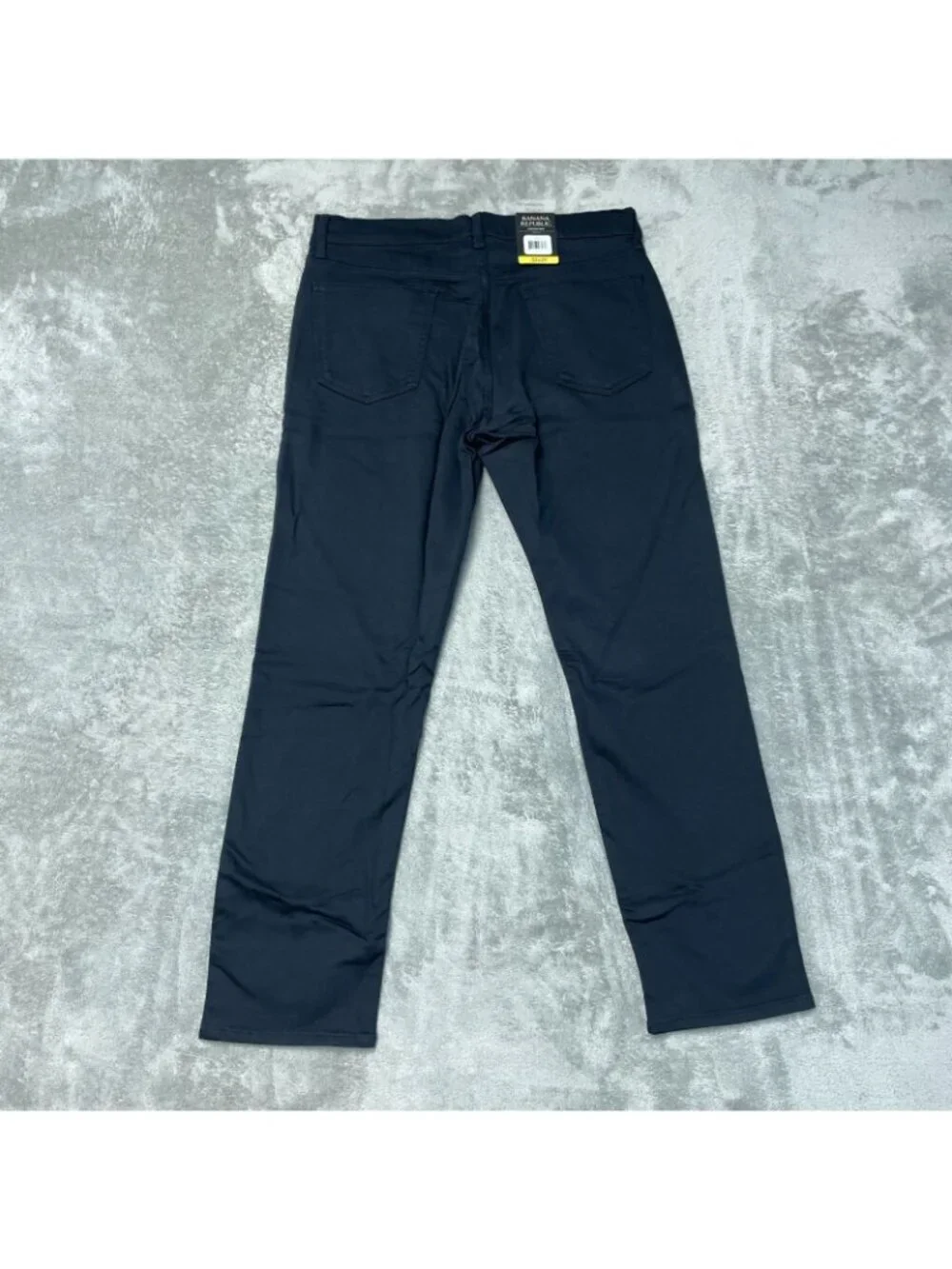 Banana Republic Men's 32X29 5 Pocket Black Pants Cotton Blend Stretch Slim e1519